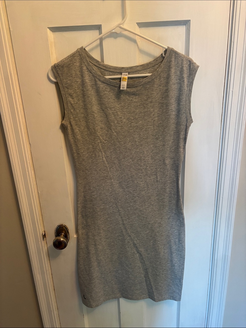 Lolë Light Grey Sleeveless Knit Top - XS